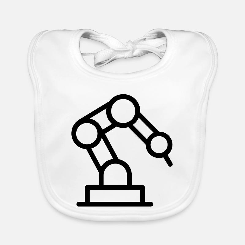 robotic arm Organic Baby Bibs