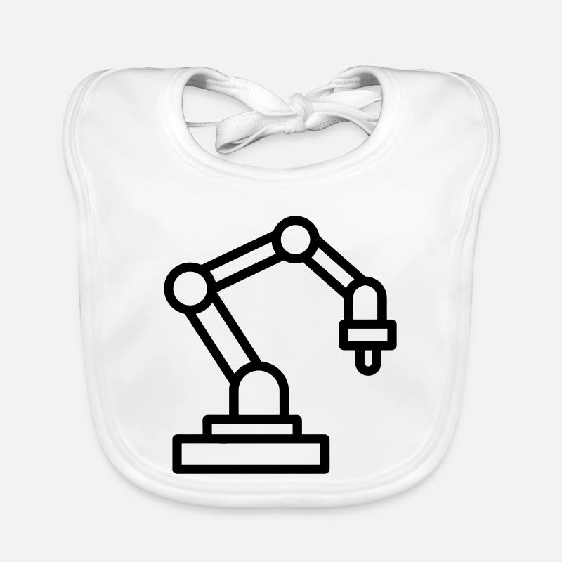 robotic arm Organic Baby Bibs