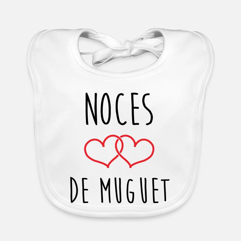 Noces de Muguet 13 ans de mariage Bavoir bio Bébé