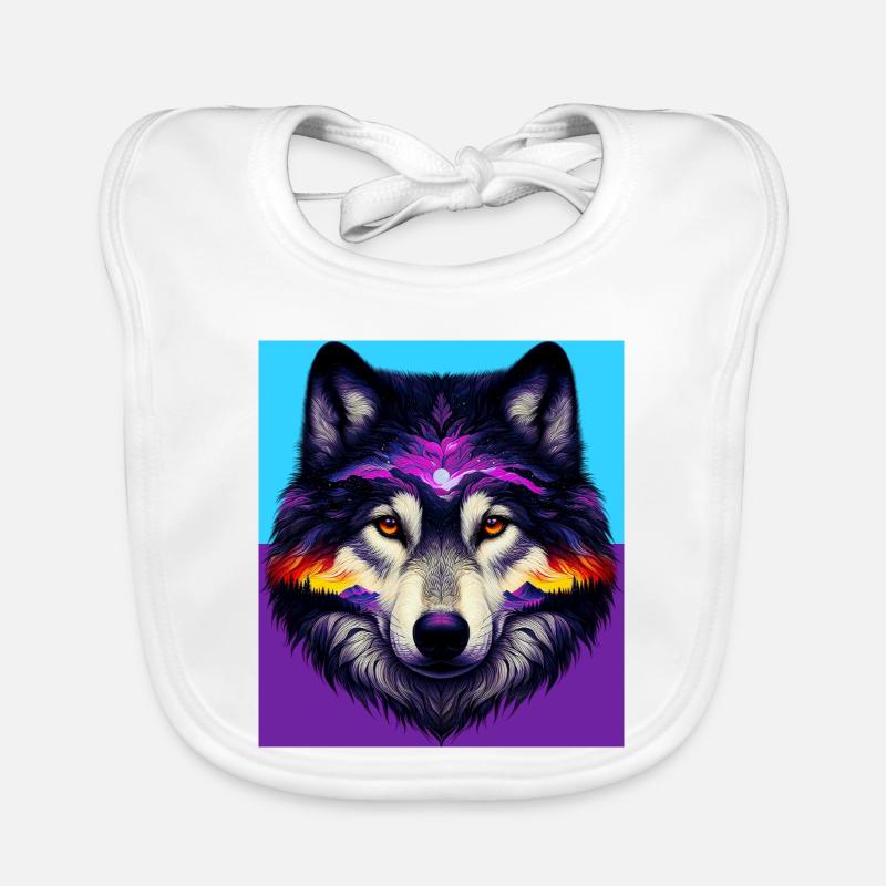 Wolf Organic Baby Bibs