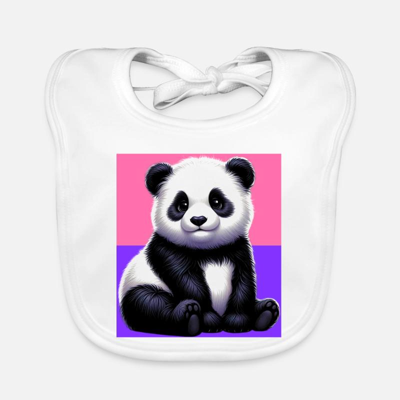 Panda Baby Bio-Lätzchen