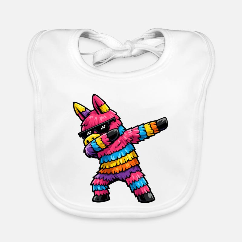 Dabbing Pinata Baby Bio-Lätzchen