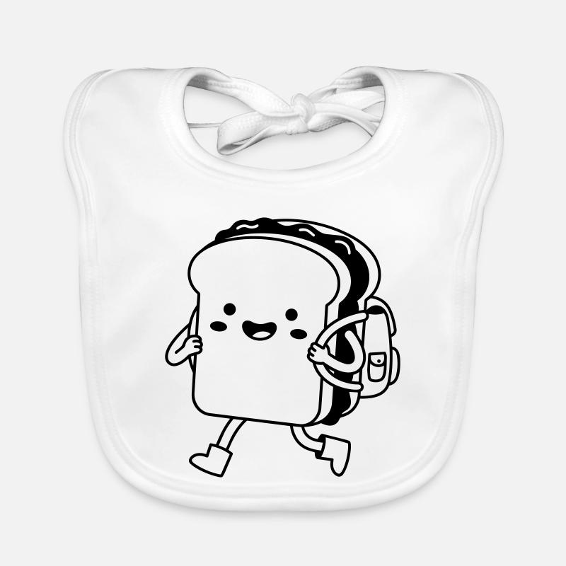 Kawaii-Sandwich Baby Bio-Lätzchen