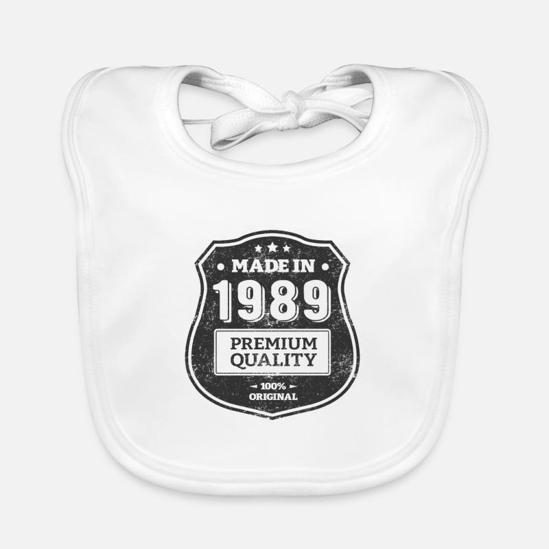 MADE IN 1989 Organic Baby Bibs