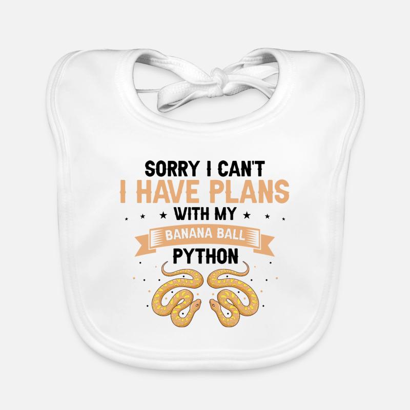 King python design pour les amateurs de serpents Bavoir bio Bébé