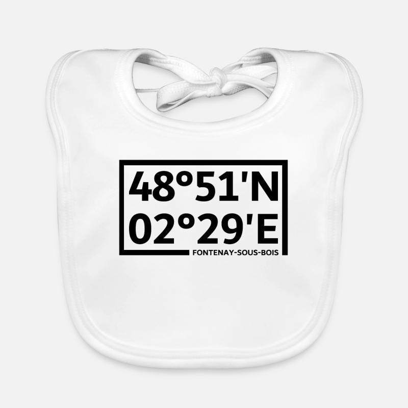 Fontenay-sous-Bois coordinates Organic Baby Bibs