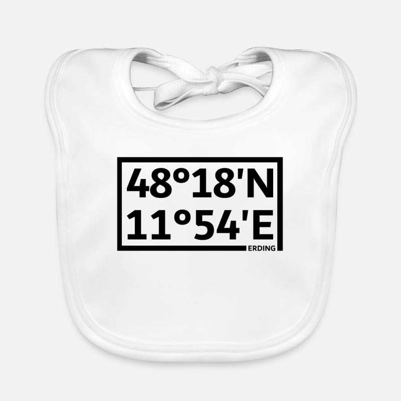 Erding coordinates Organic Baby Bibs