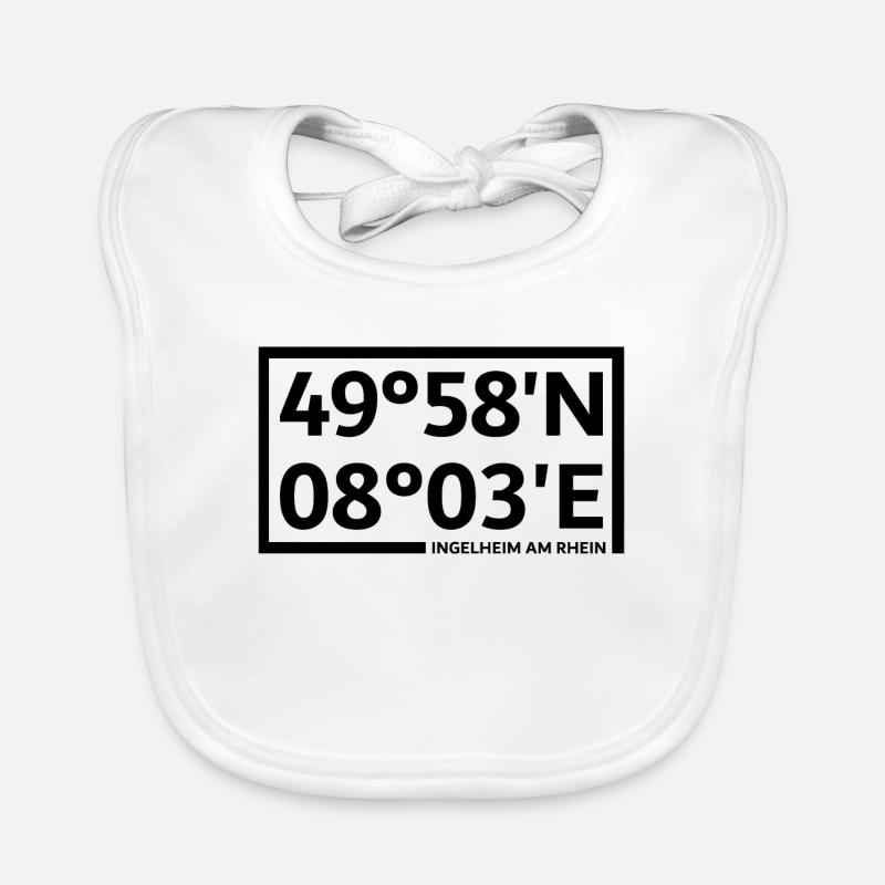 Ingelheim am Rhein coordinates Organic Baby Bibs