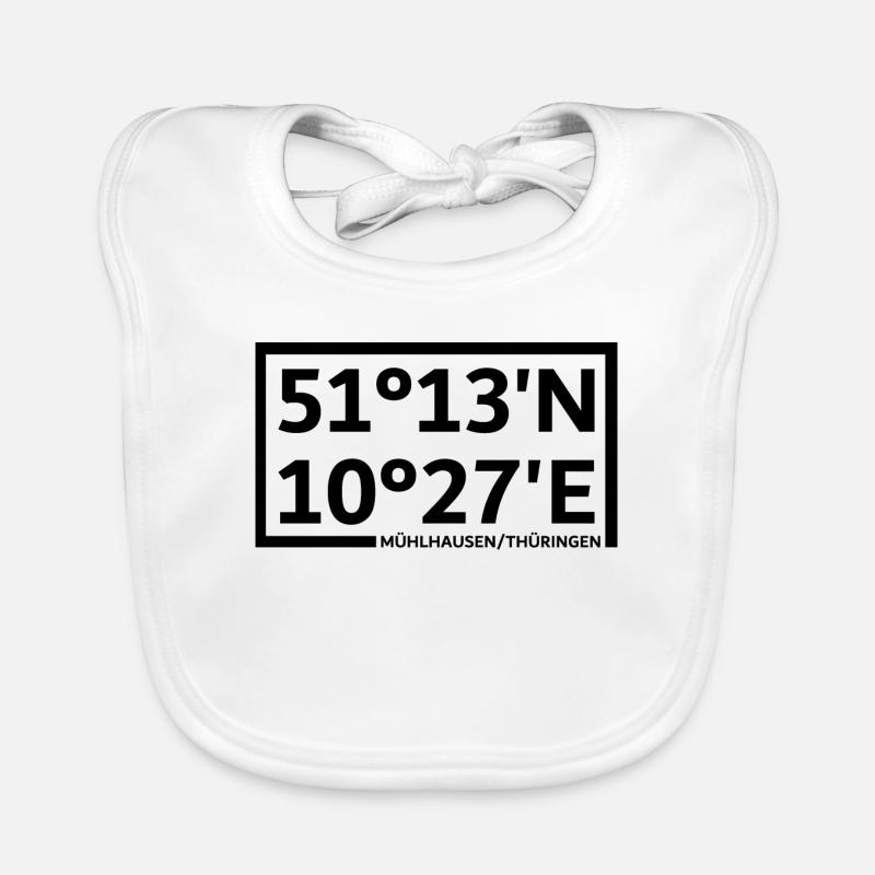 Mühlhausen/Thuringia coordinates Organic Baby Bibs