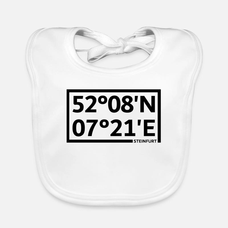 Steinfurt coordinates Organic Baby Bibs