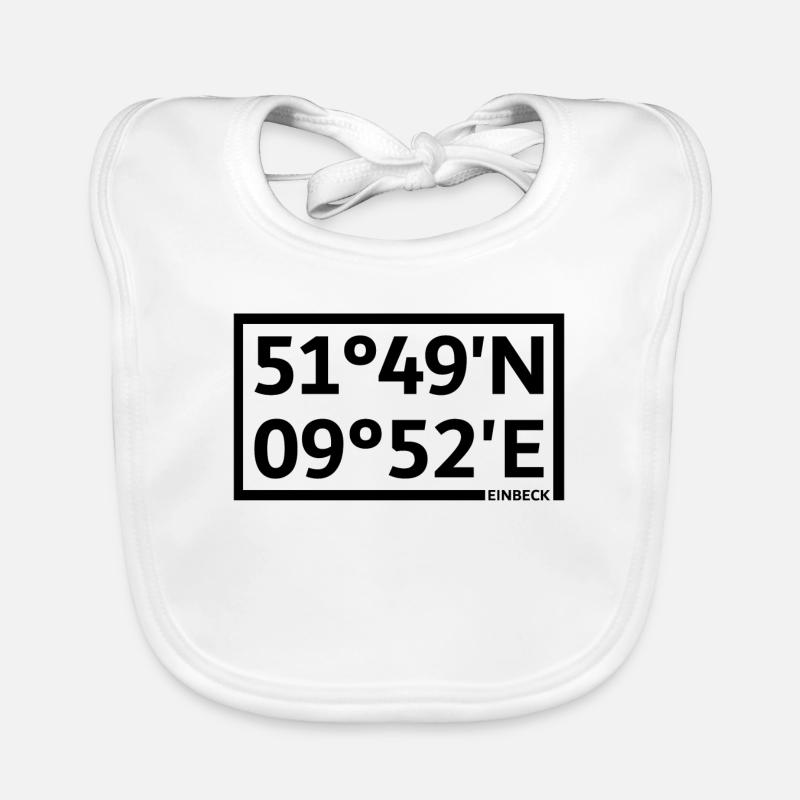Einbeck coordinates Organic Baby Bibs