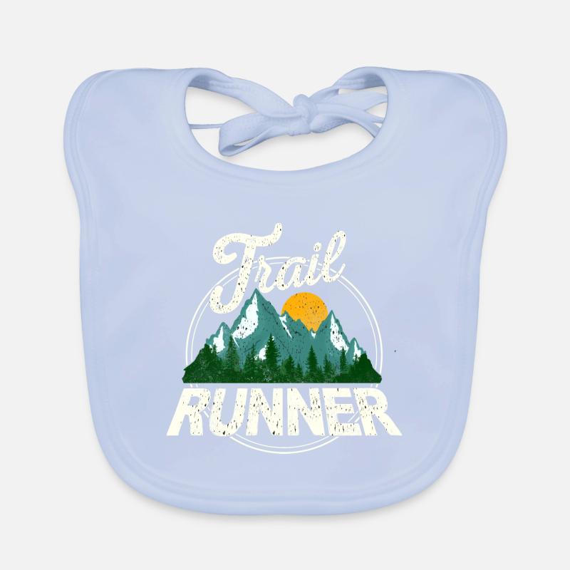Trail Runner Running Jogging Jogger I Gift Bavoir bio Bébé