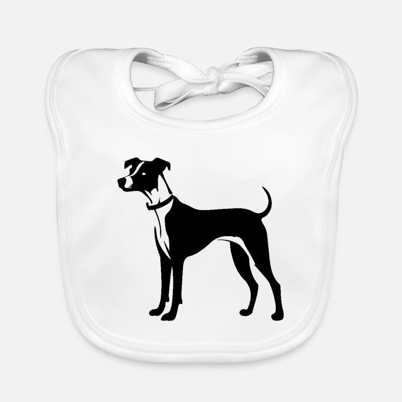 Chien Whippet Bavoir bio Bébé