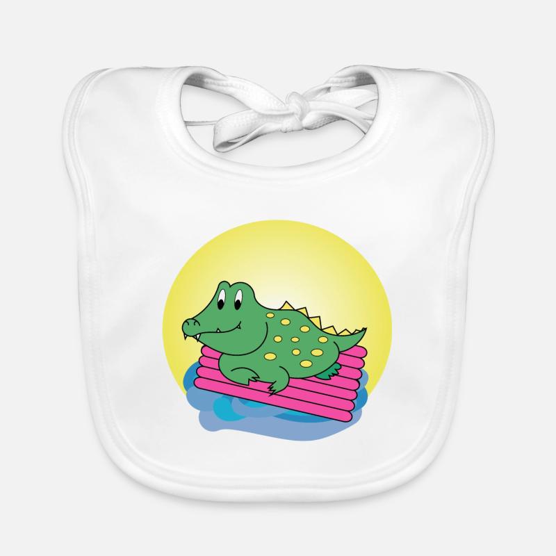 Kai Crocodile - Gift - Gift Idea Organic Baby Bibs