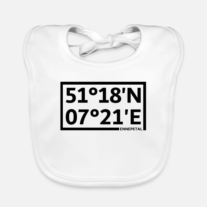Ennepetal coordinates Organic Baby Bibs