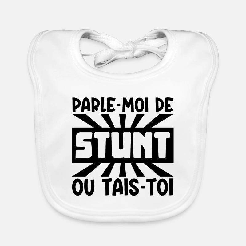parle-moi de stunt ou tais-toi Bavoir bio Bébé