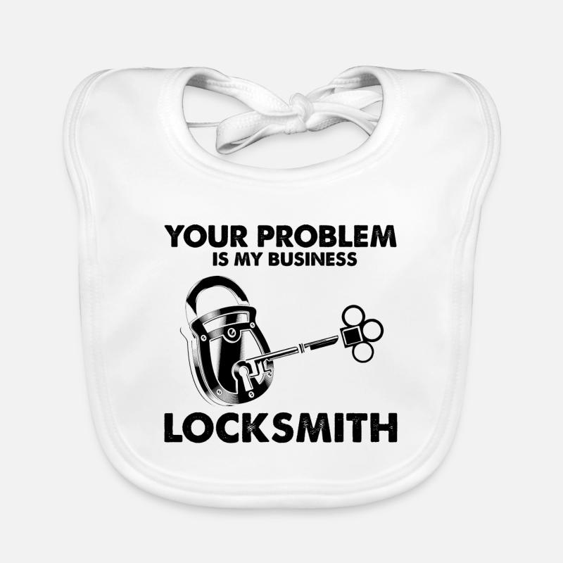 Pas de clé pas de problème de conception du service de verrouillage Bavoir bio Bébé