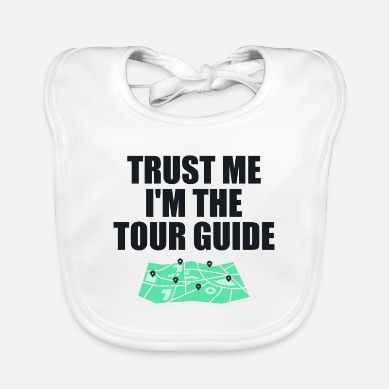 Glaub mir, ich bin der Reiseleiter Baby Bio-Lätzchen