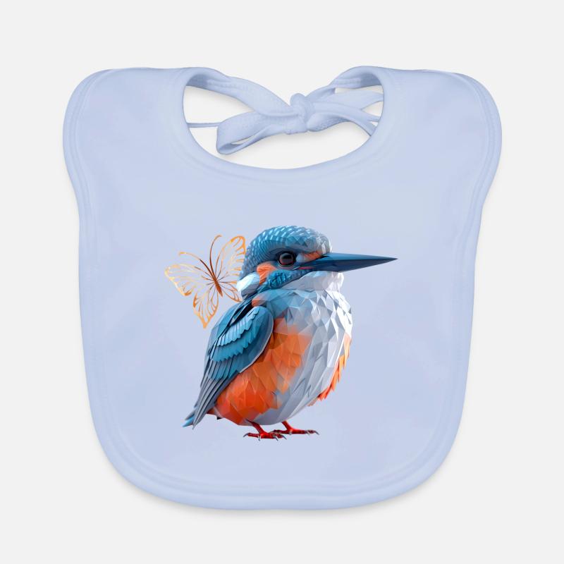 Eisvogel Baby Bio-Lätzchen