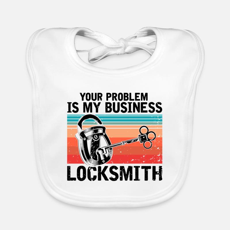 Pas de clé pas de problème de conception du service de verrouillage Bavoir bio Bébé