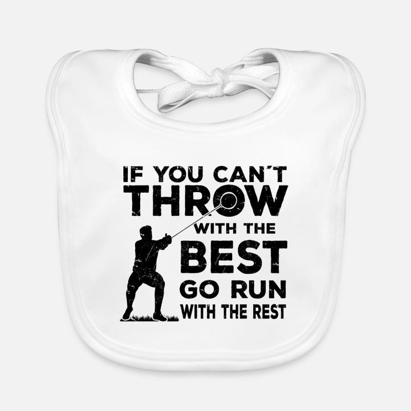 Hammer throw Organic Baby Bibs