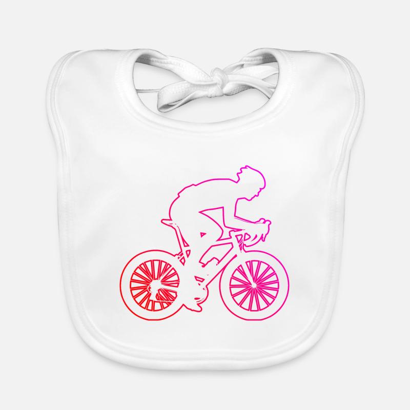 Vélo de route pour hommes Vélo de route Vélo de route Vélo de route - Bavoir bio Bébé - blanc