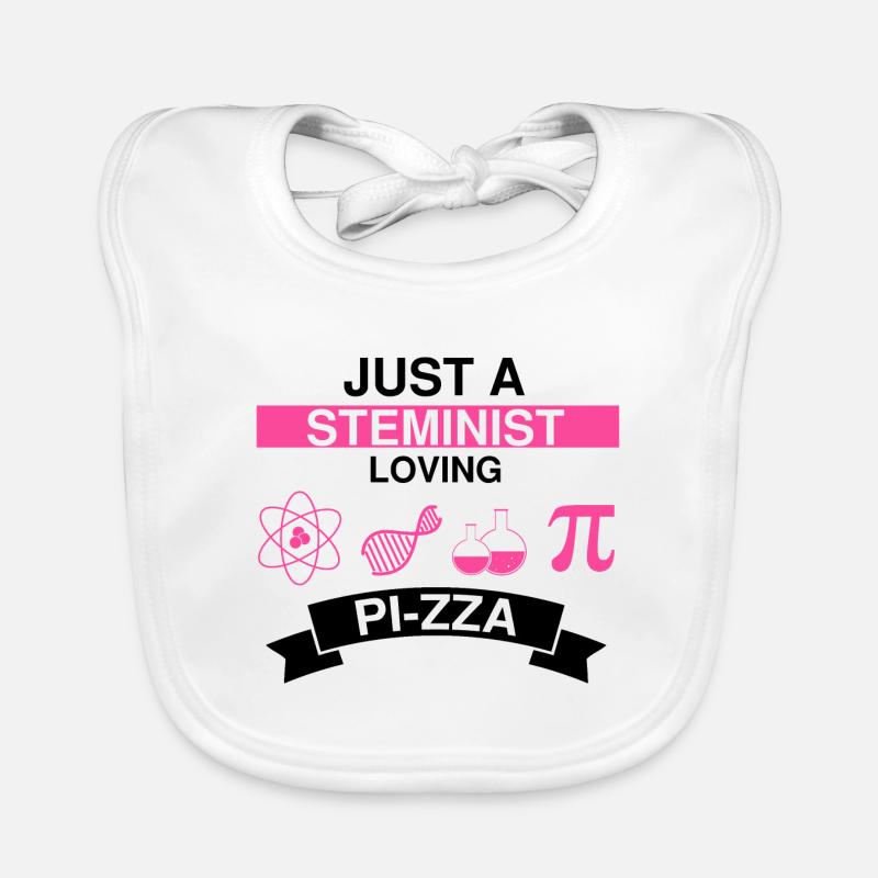 Professeur Steminist Designs for Equality Stem Bavoir bio Bébé