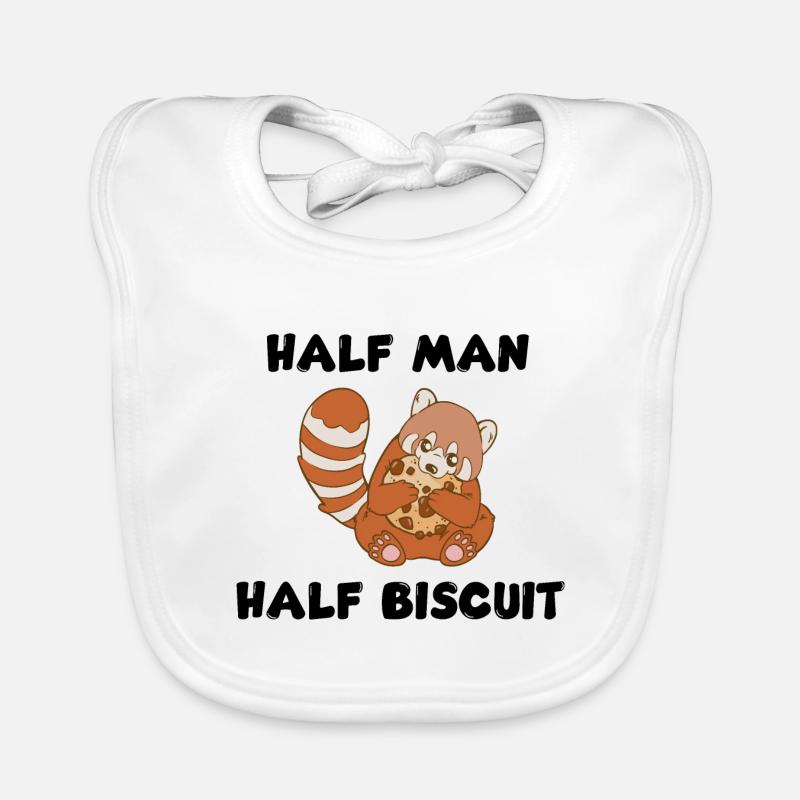 Halb Mann, halb Keks Baby Bio-Lätzchen