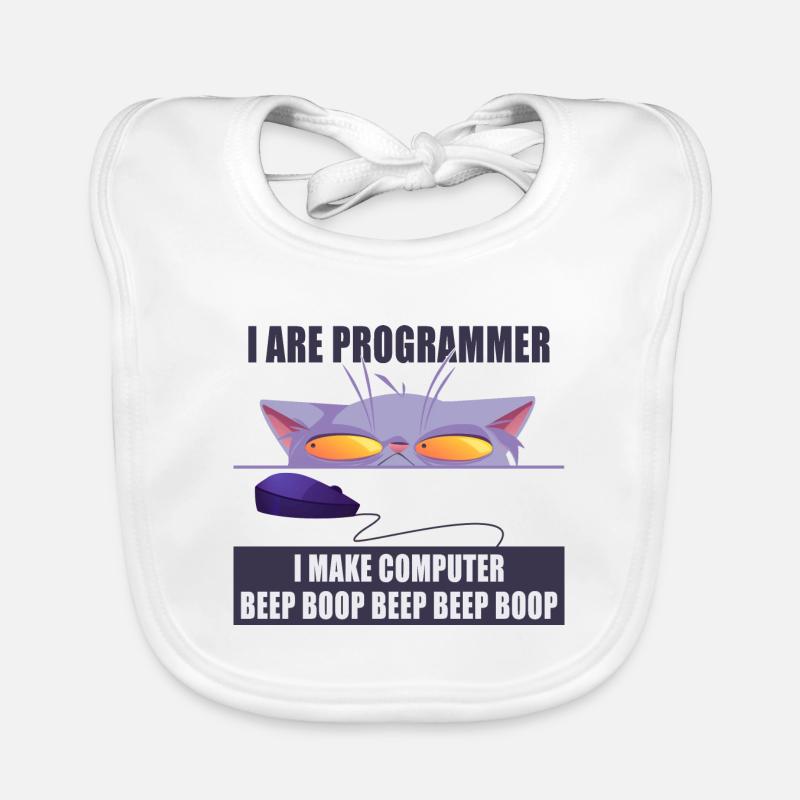 Ich bin Programmierer Baby Bio-Lätzchen