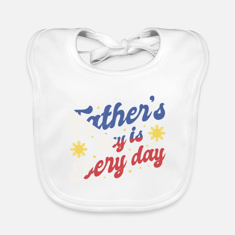 Philippines Filipino Father Dad Daddy I Gift Bavoir bio Bébé