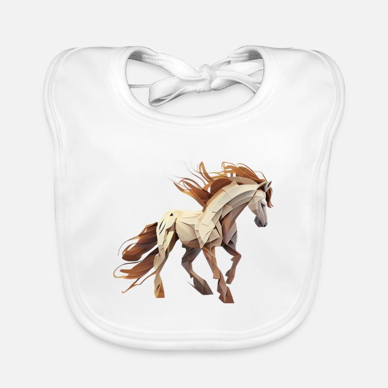 Wildpferd Baby Bio-Lätzchen