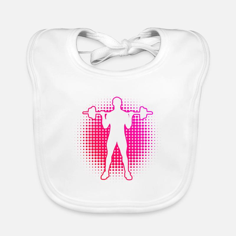 Cardio, Endurance Training, Weightlifting, Strength Training Organic Baby Bibs
