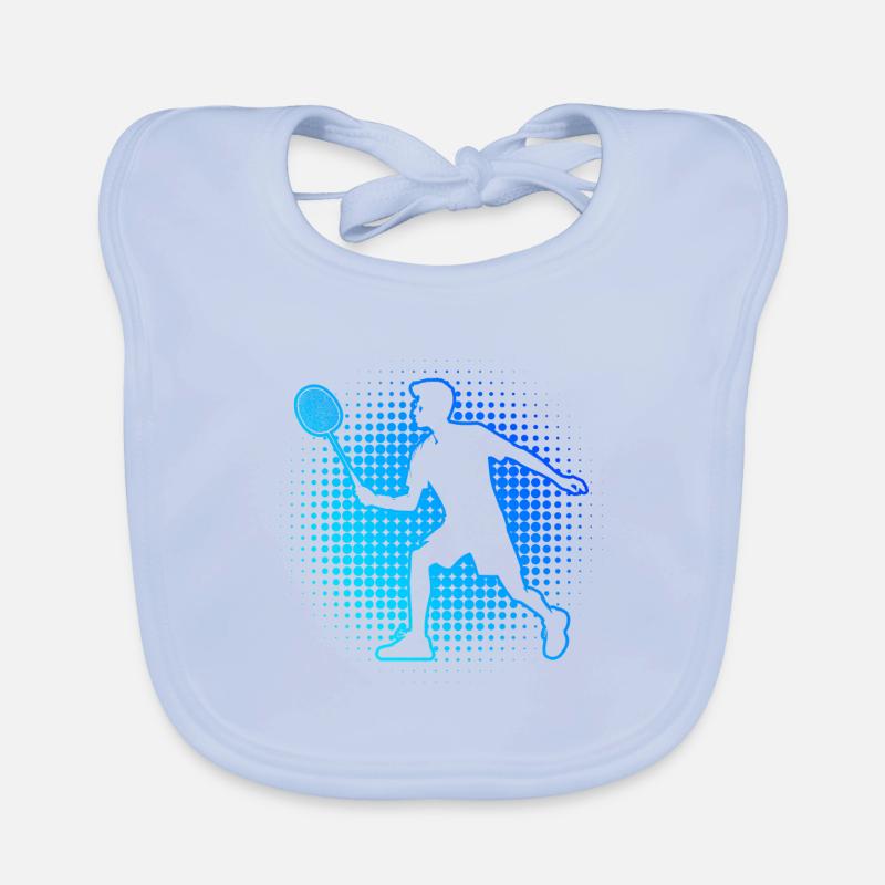 Badminton Squash Joueuse de badminton Bavoir bio Bébé