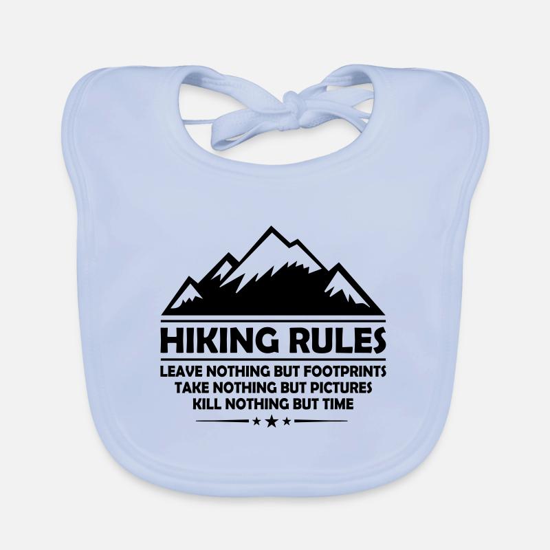 Hiking Rules Baby Bio-Lätzchen