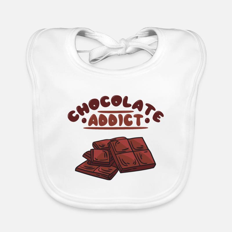 Chocolat chocolat gourate de chocolat chocolat Bavoir bio Bébé