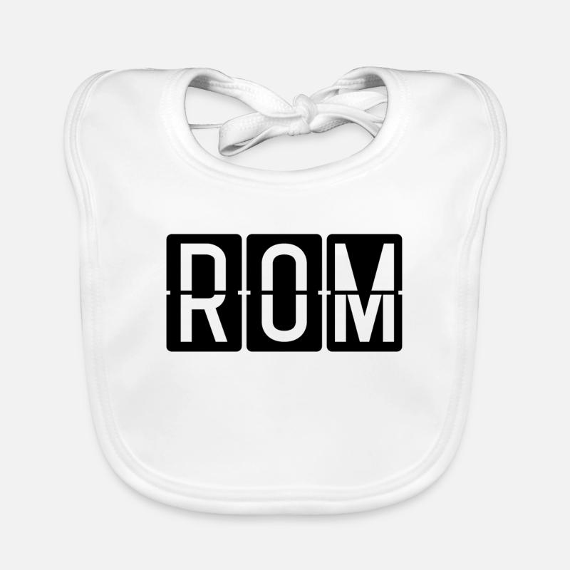 Rom Flughafentafel Baby Bio-Lätzchen
