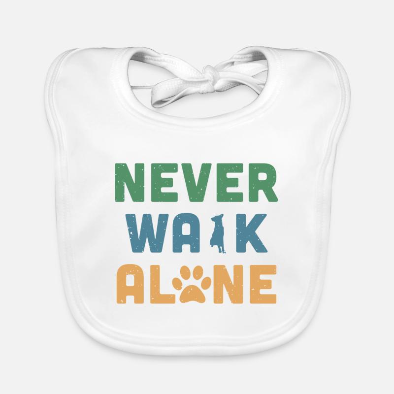 Never Walk Alone Organic Baby Bibs