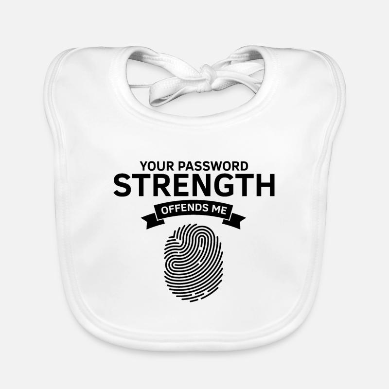 Conception de la cybersécurité pour les pirates informatiques et la cybersécurité Bavoir bio Bébé