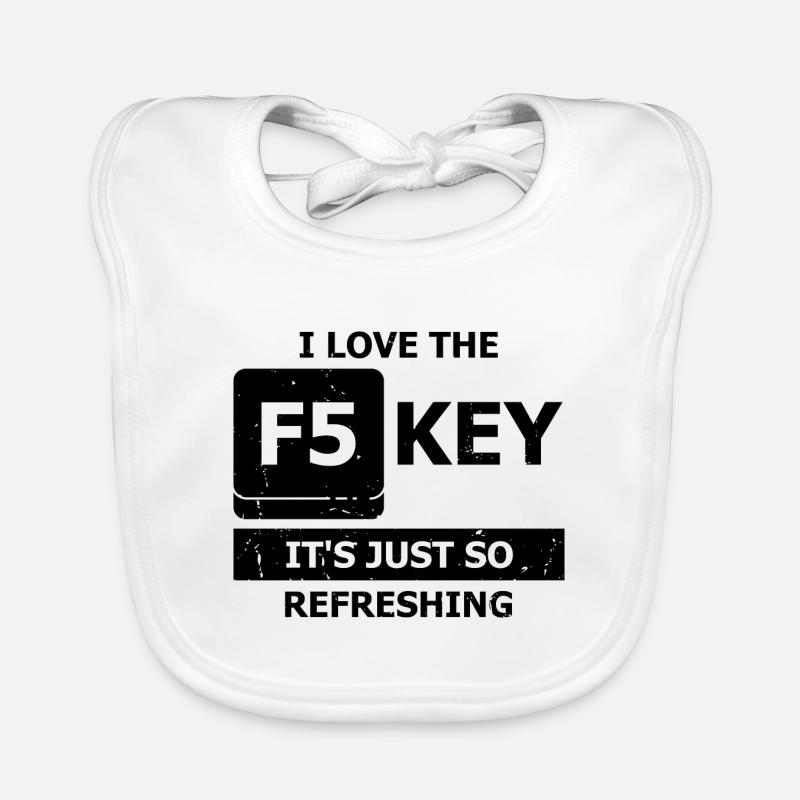 Cyber Security Design for IT Security and Hackers Organic Baby Bibs