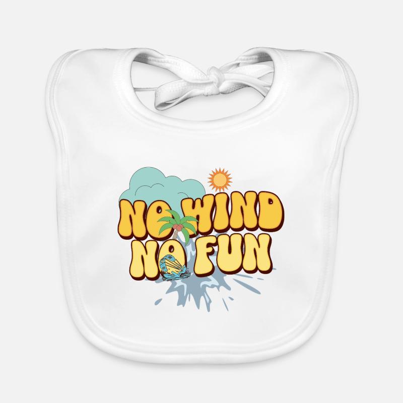 Kitesurf Kitesurfer Kiteboard Bavoir bio Bébé