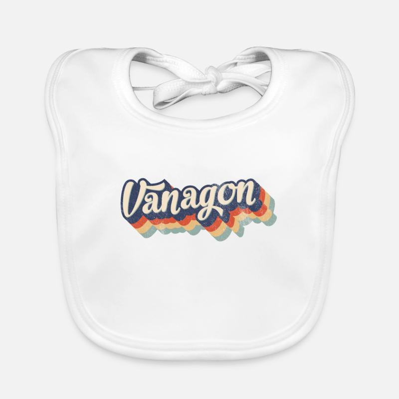 Vanagon retro Syncro Bus Camper Baby Bio-Lätzchen