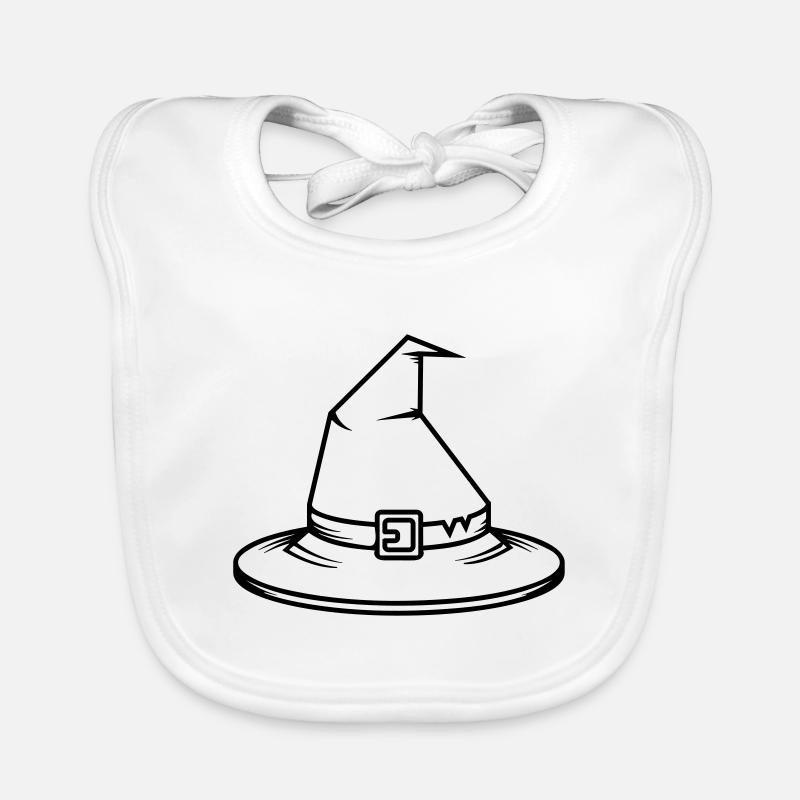 Magic hat witch Organic Baby Bibs
