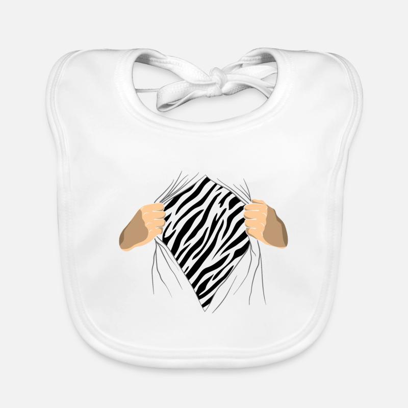 Zebra Bavoir bio Bébé