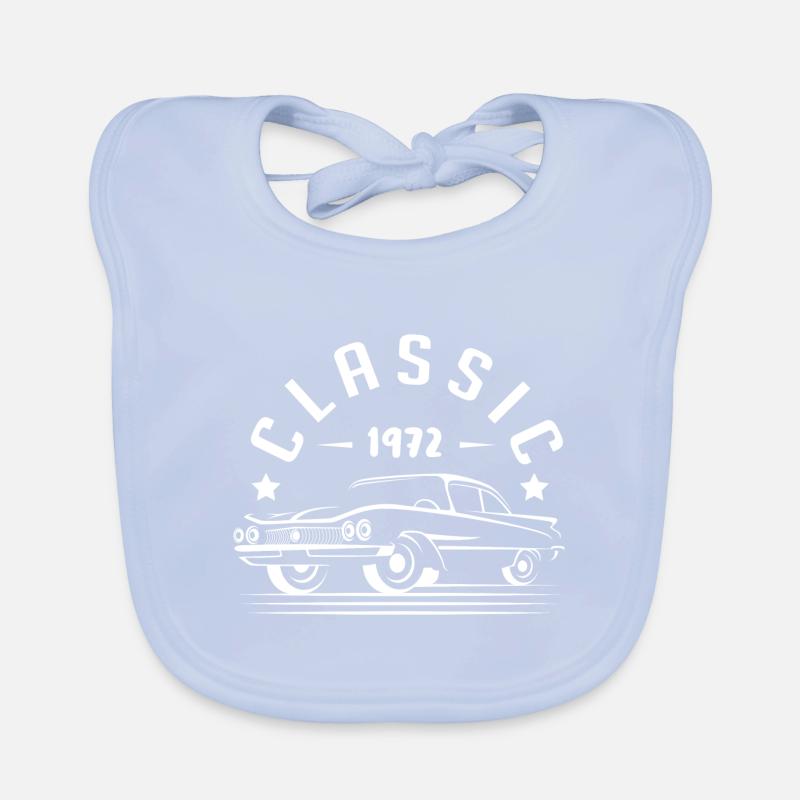Idée cadeau - CLASSIC 1972. Bavoir bio Bébé
