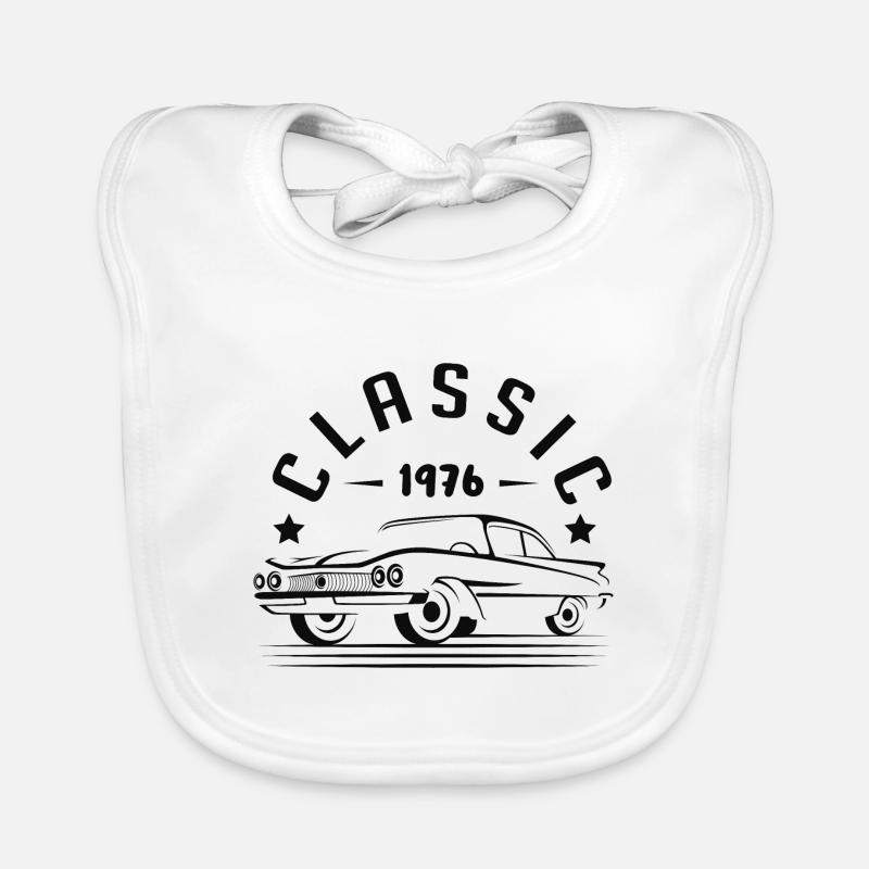 CLASSIC 1976 -Geschenkidee - Baby Bio-Lätzchen