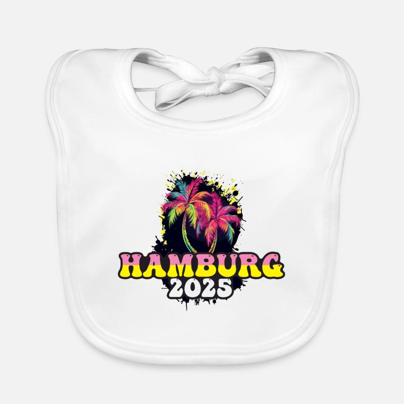 Hambourg 2025 Palmiers de Noël Bavoir bio Bébé