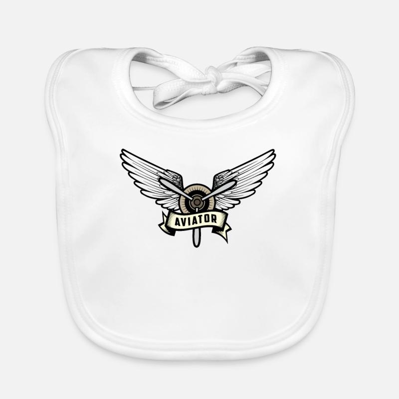 Pilot aviator Organic Baby Bibs