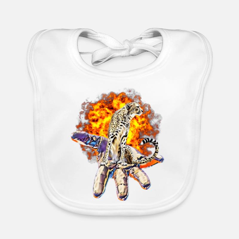 guépard Bavoir bio Bébé