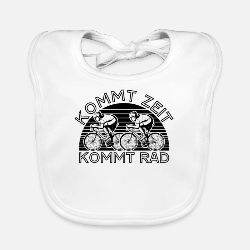 Radfahren Spruch Baby Bio-Lätzchen