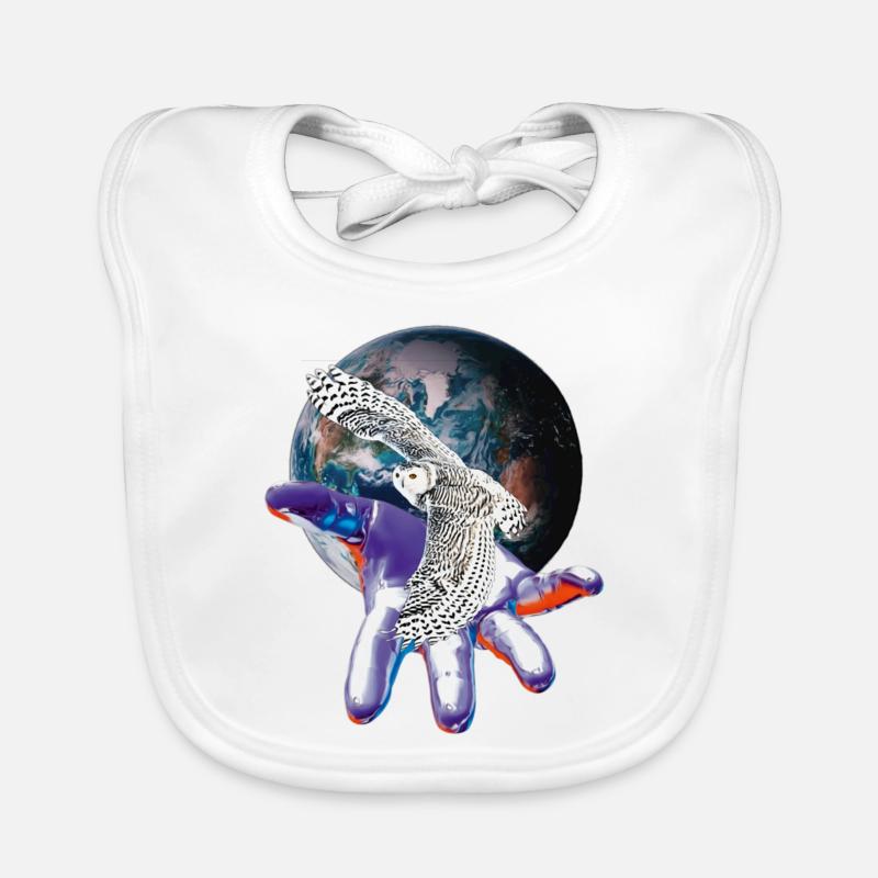 Eule Baby Bio-Lätzchen